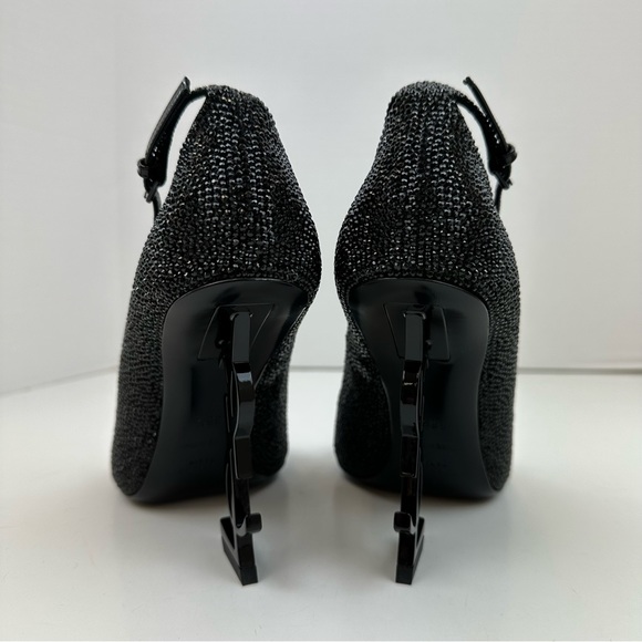 YSL Saint Laurent
Women's Opyum Crystal Embellished Logo High Heel Sandals - Picture 15 of 17